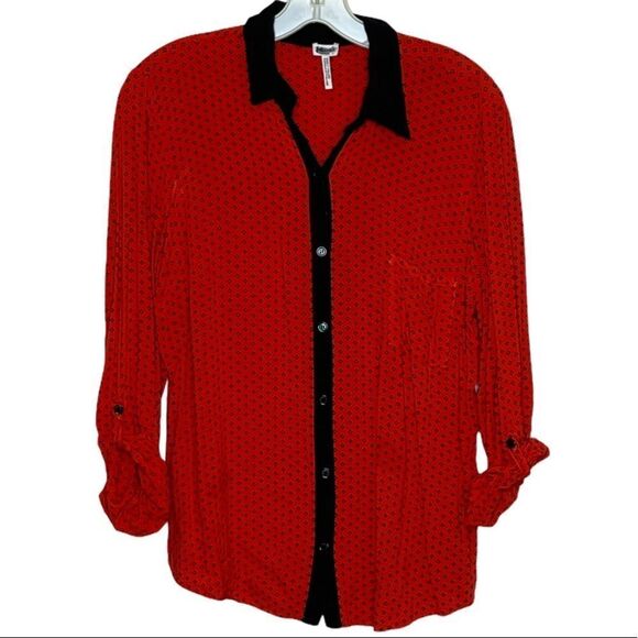 Splendid Top Red Black - Picture 1 of 7